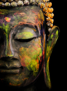 Kleurrijke boeddha