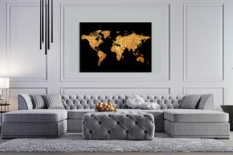 Golden Worldmap