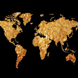 Golden Worldmap