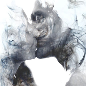 Smoky kiss abstract