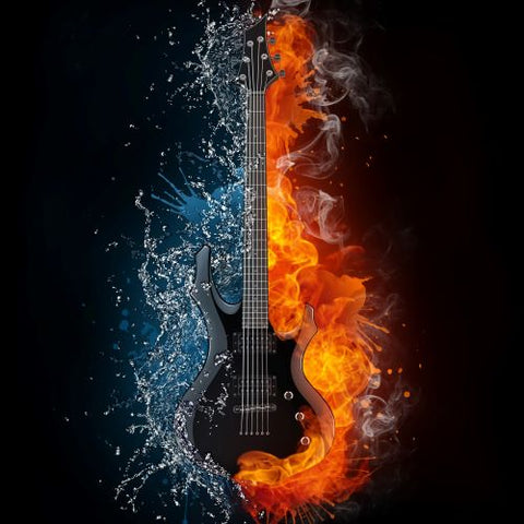 Image of Water&Fire guitar